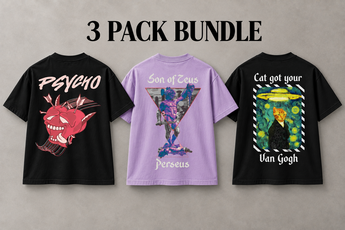 Drop 001 Bundle — Cat Gogh + Psycho + Perseus